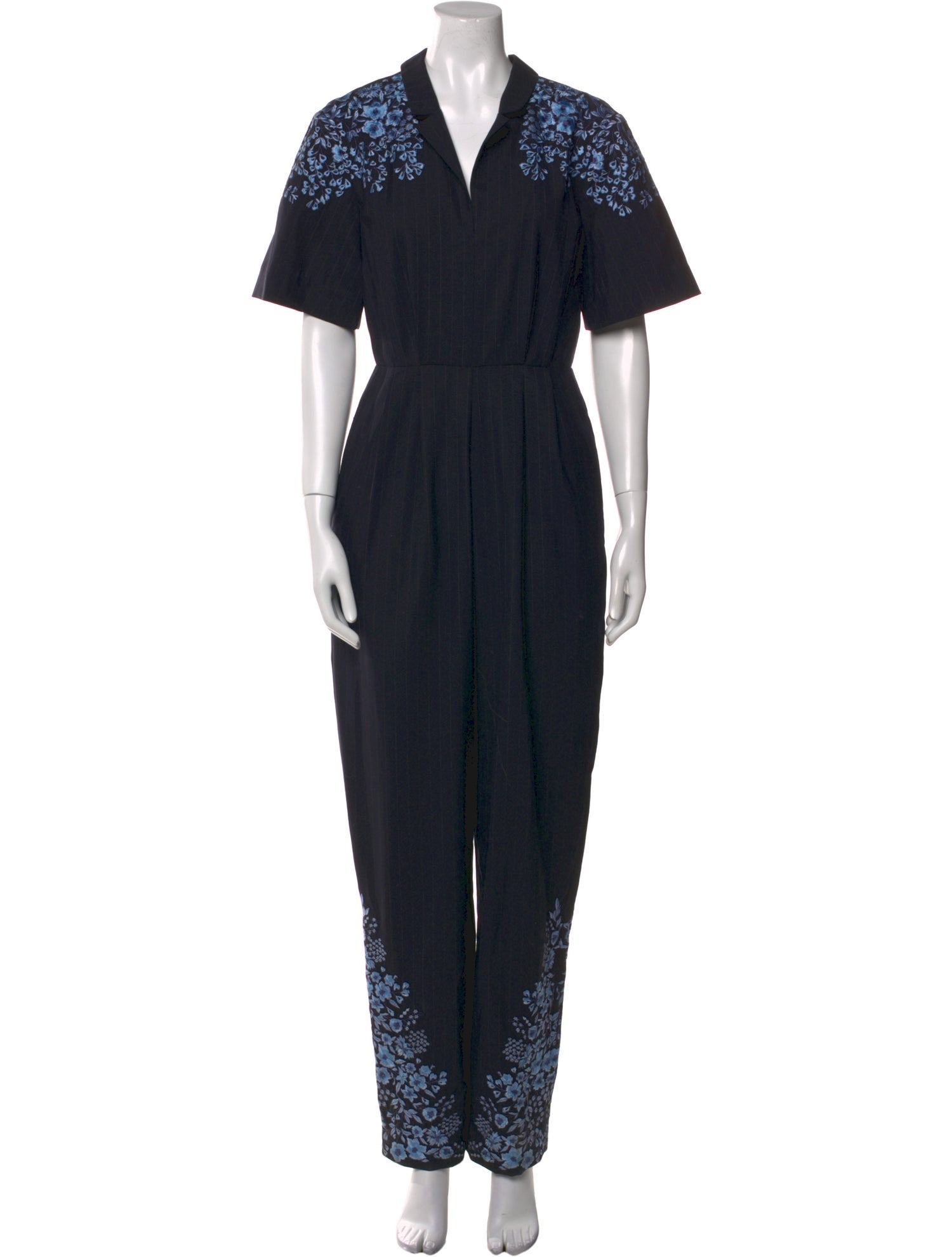 Suno V-Neck Jumpsuit