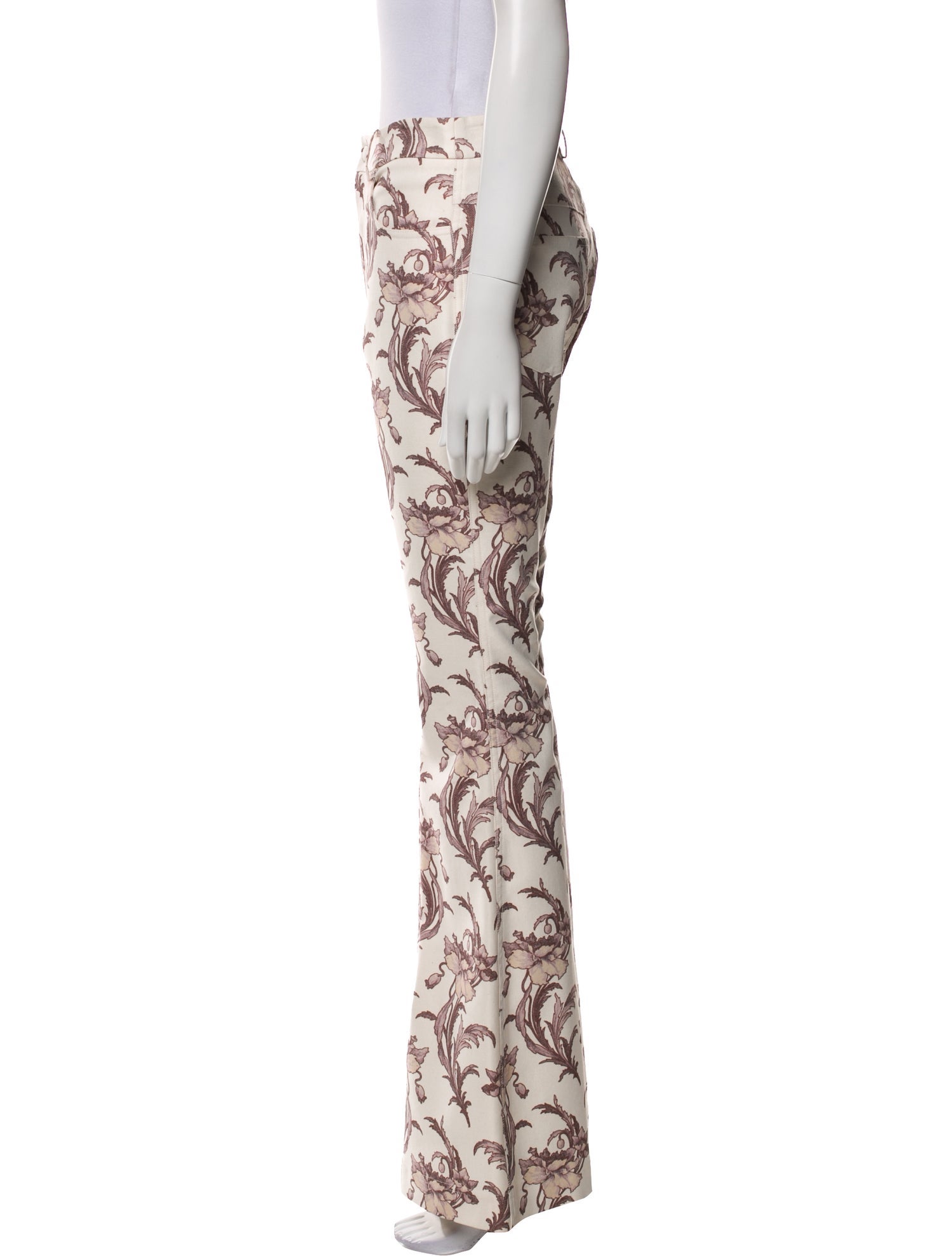 Suno Floral Print Wide Leg Pants