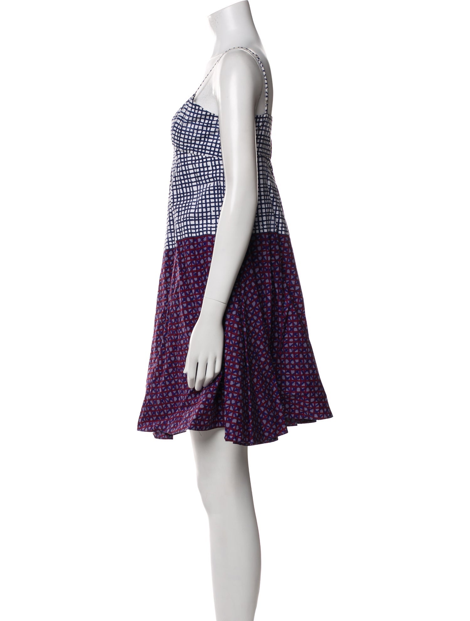 Suno Printed Mini Dress