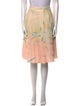 Suno Floral Print Knee-Length Skirt