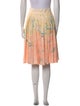 Suno Floral Print Knee-Length Skirt