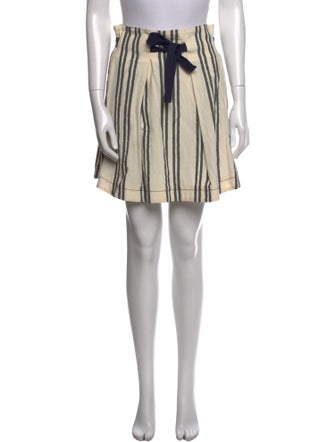 Suno Striped Mini Skirt