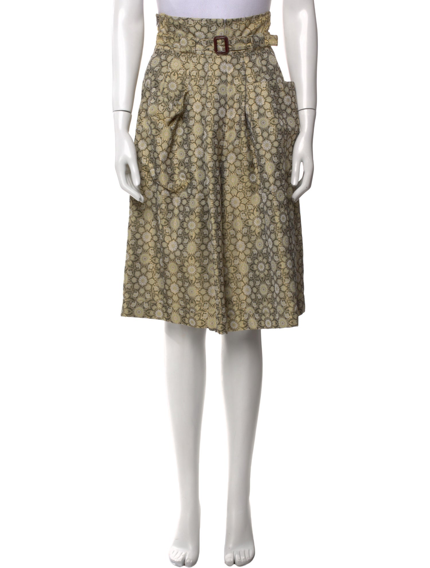 Suno Printed Knee-Length Shorts