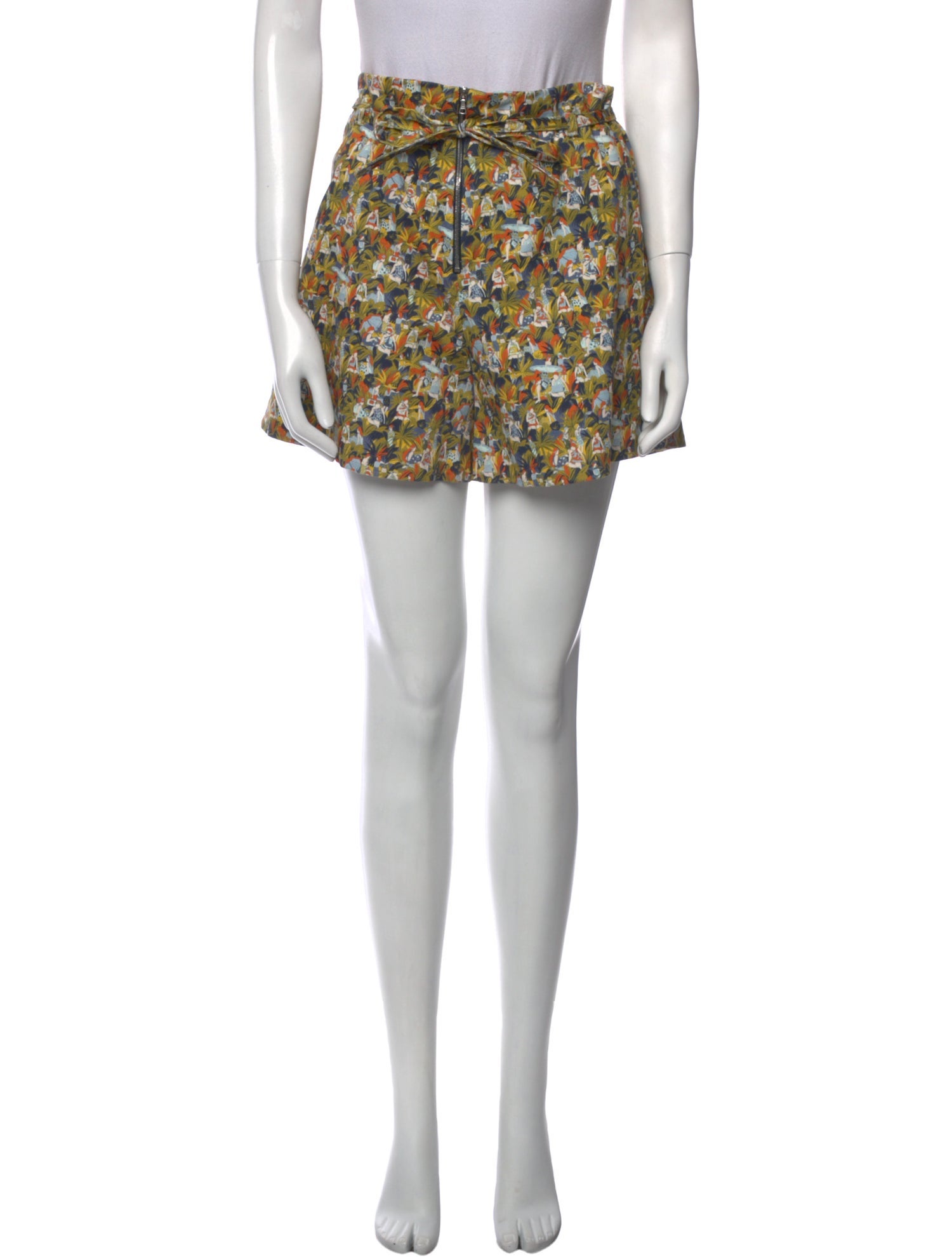 Suno Printed Mini Shorts