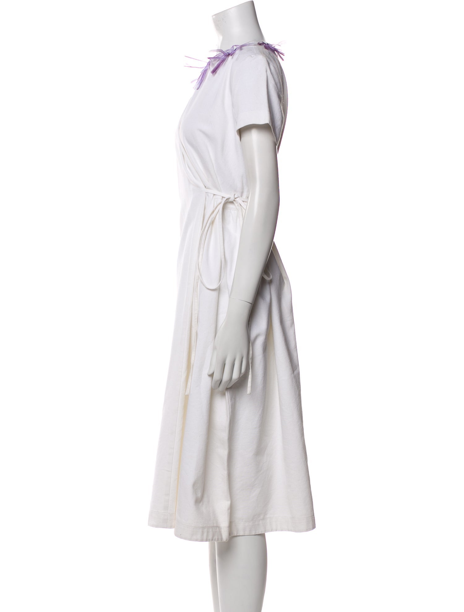 Suno Crew Neck Midi Length Dress