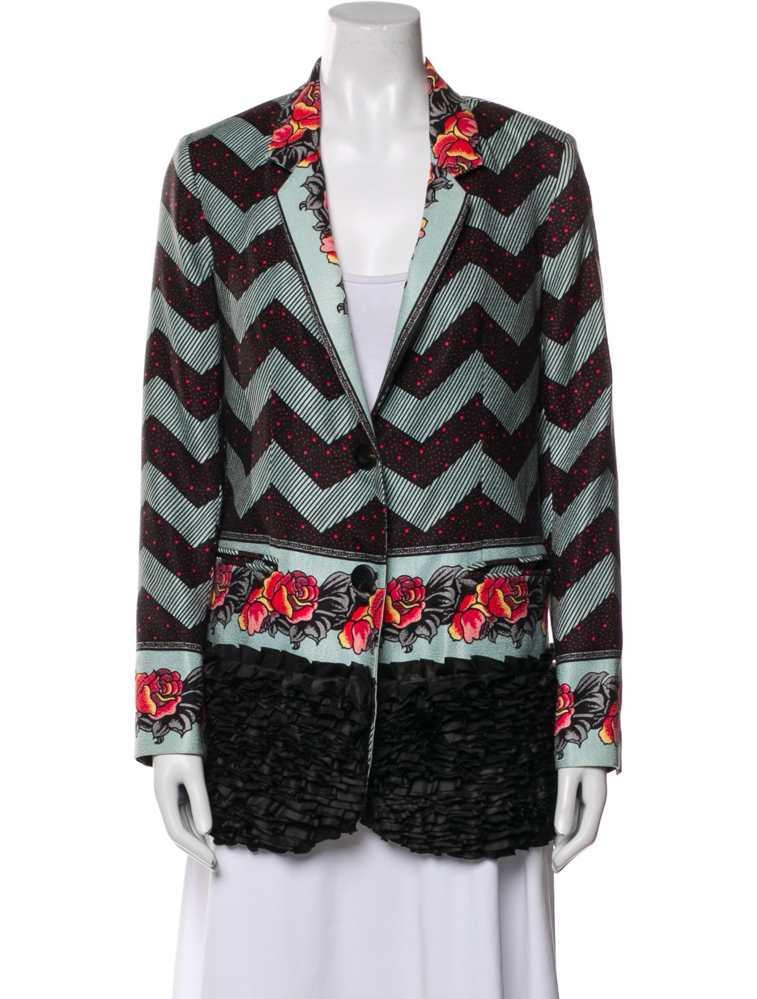 Suno Plaid Print Coat