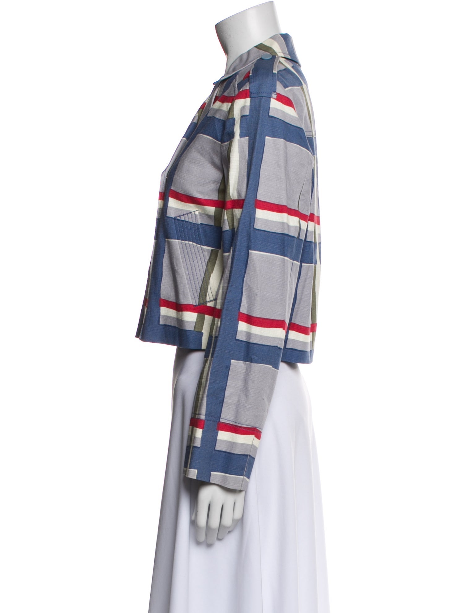 Suno Plaid Print Jacket