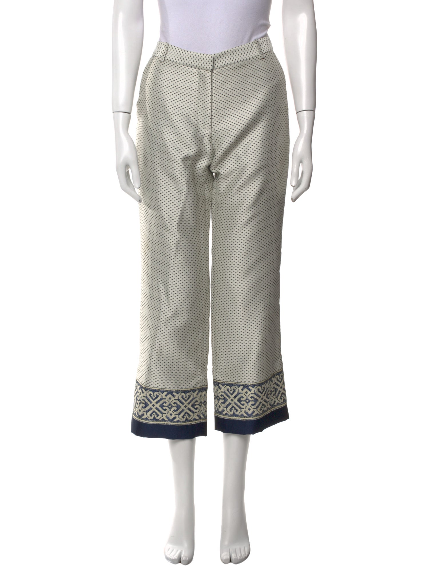 Suno Printed Wide Leg Pants