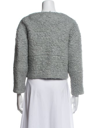 Suno Tweed Pattern Evening Jacket