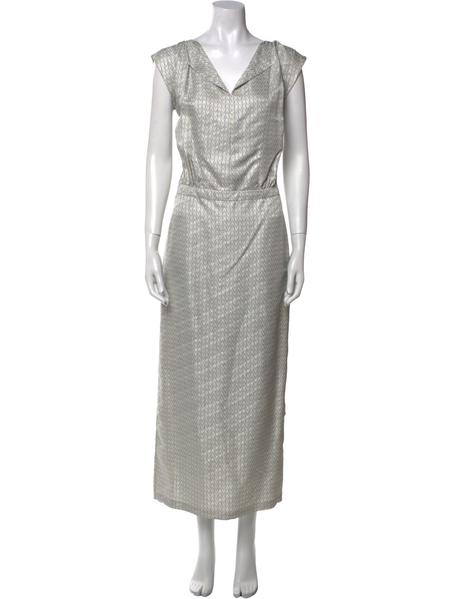 Suno Cowl Neck Long Dress