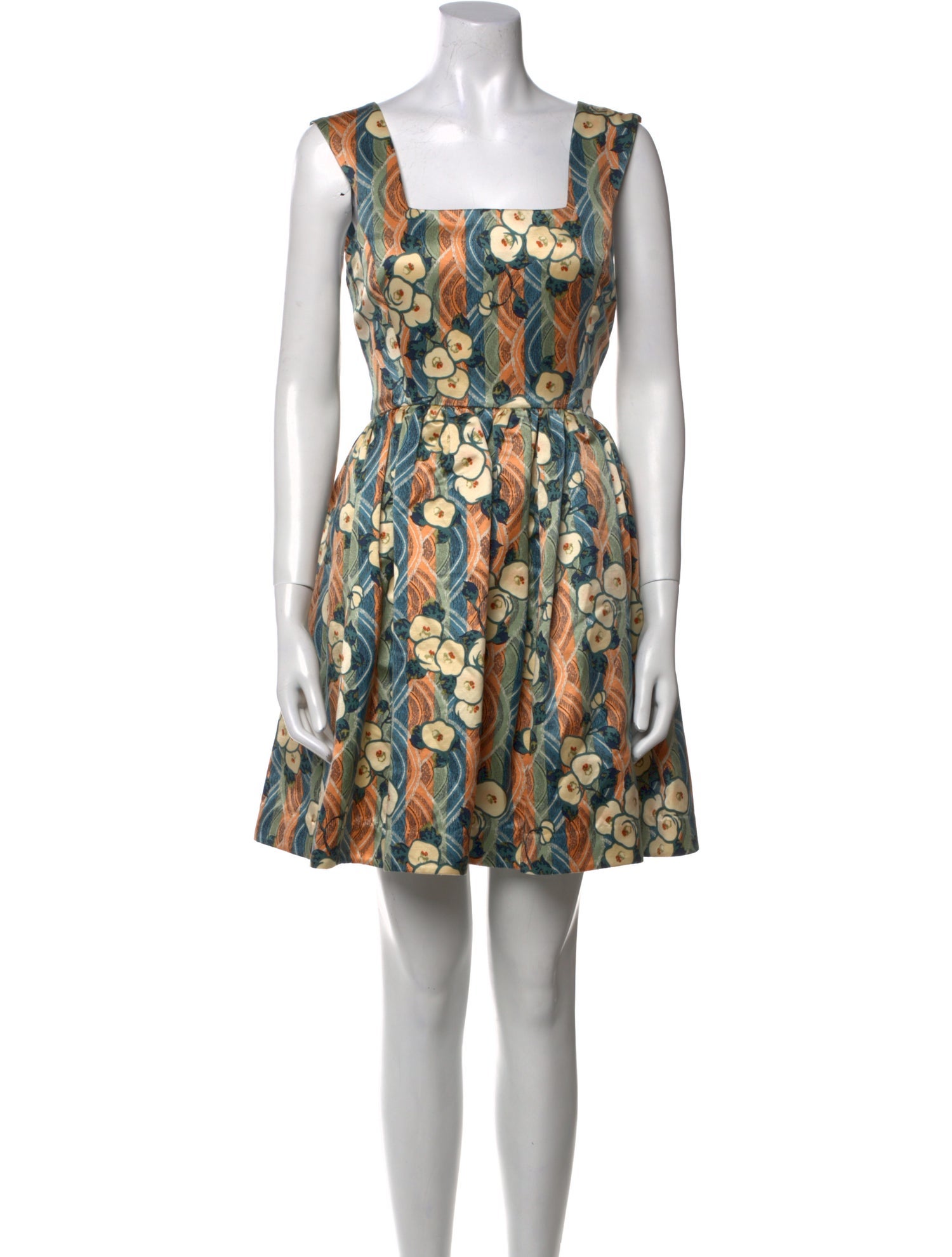 Suno Satin Mini Dress