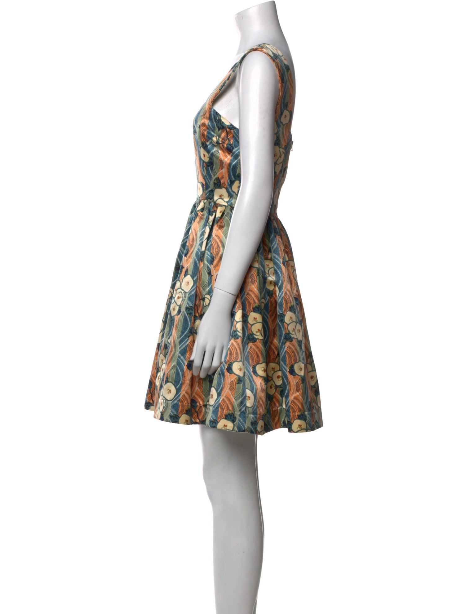 Suno Satin Mini Dress