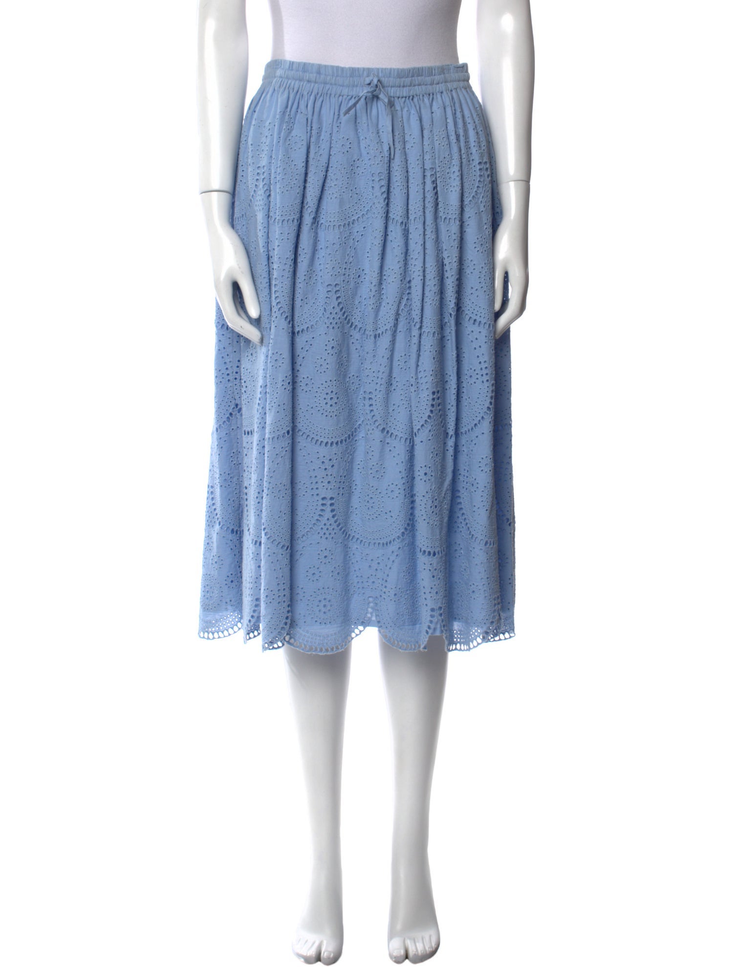 Suno Printed Midi Length Skirt