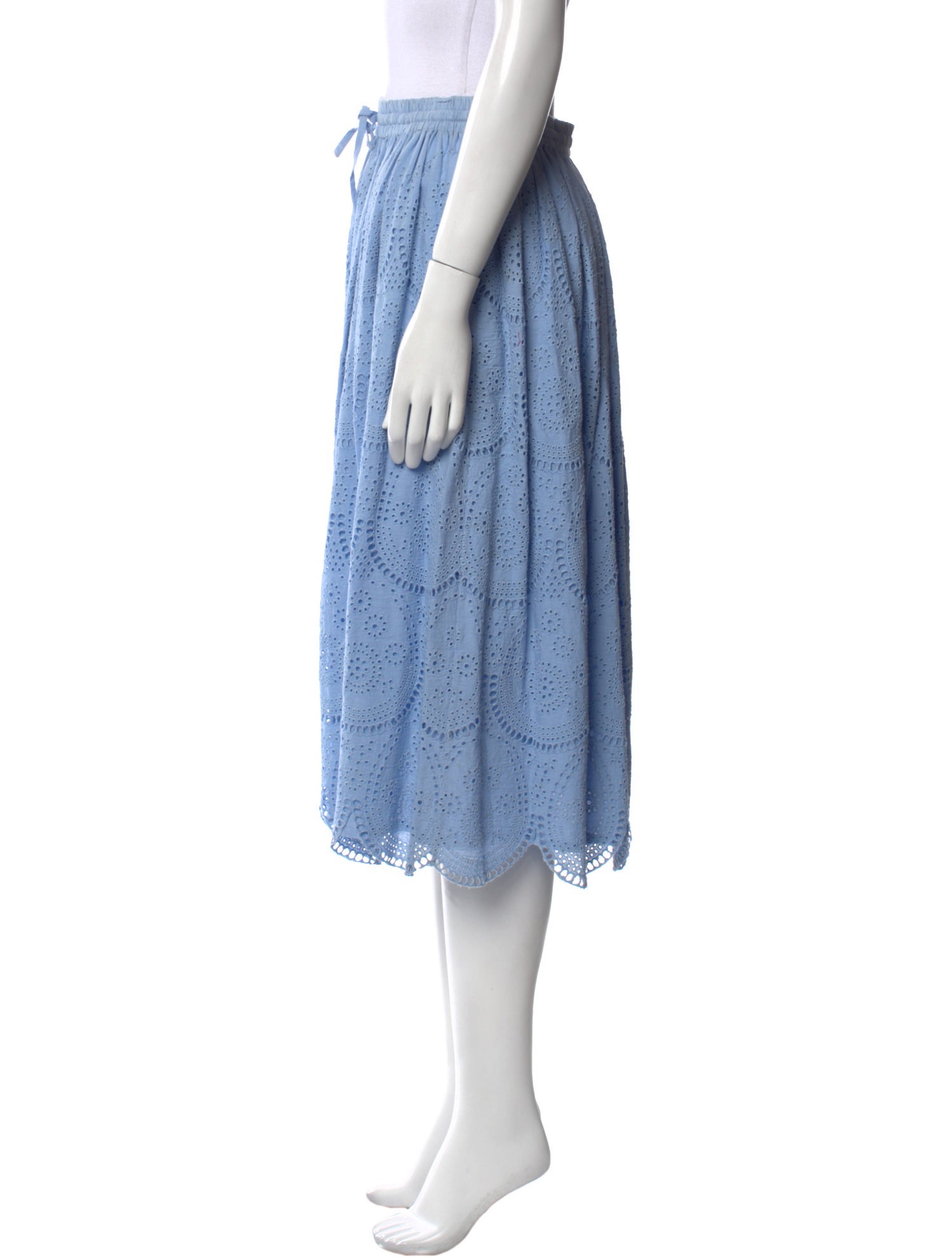 Suno Printed Midi Length Skirt