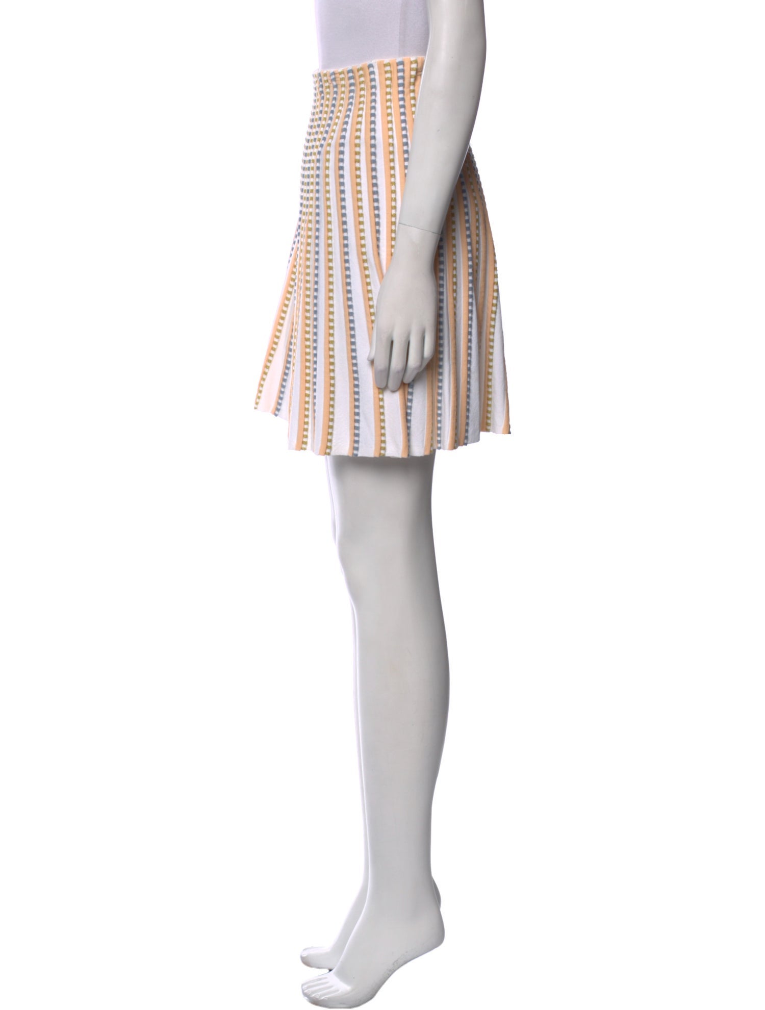 Suno Leather Mini Skirt