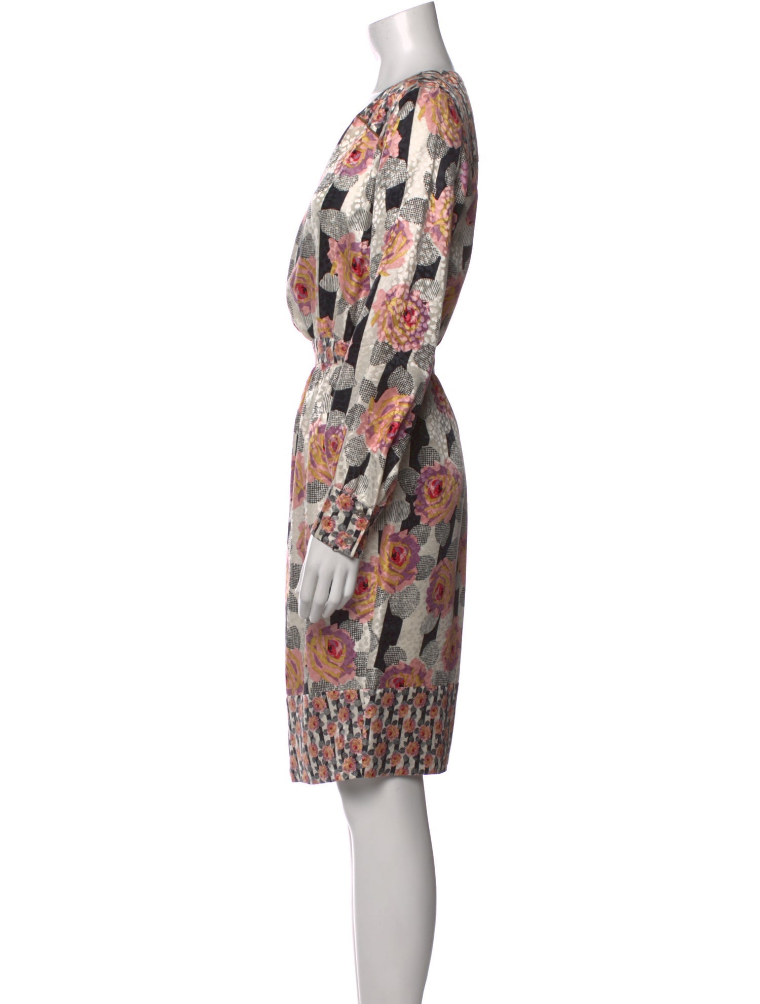 Suno Printed Midi Length Dress