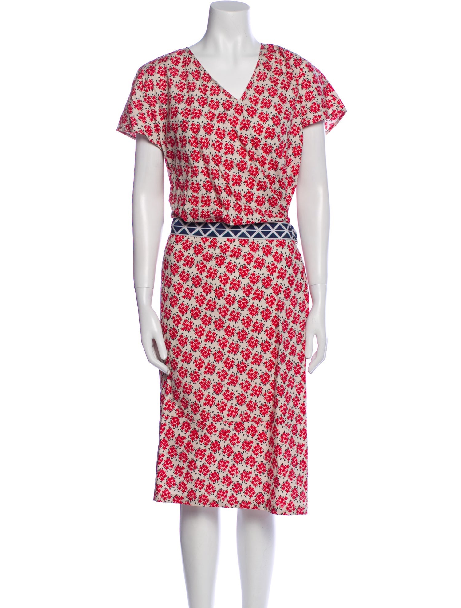 Suno Printed Midi Length Dress