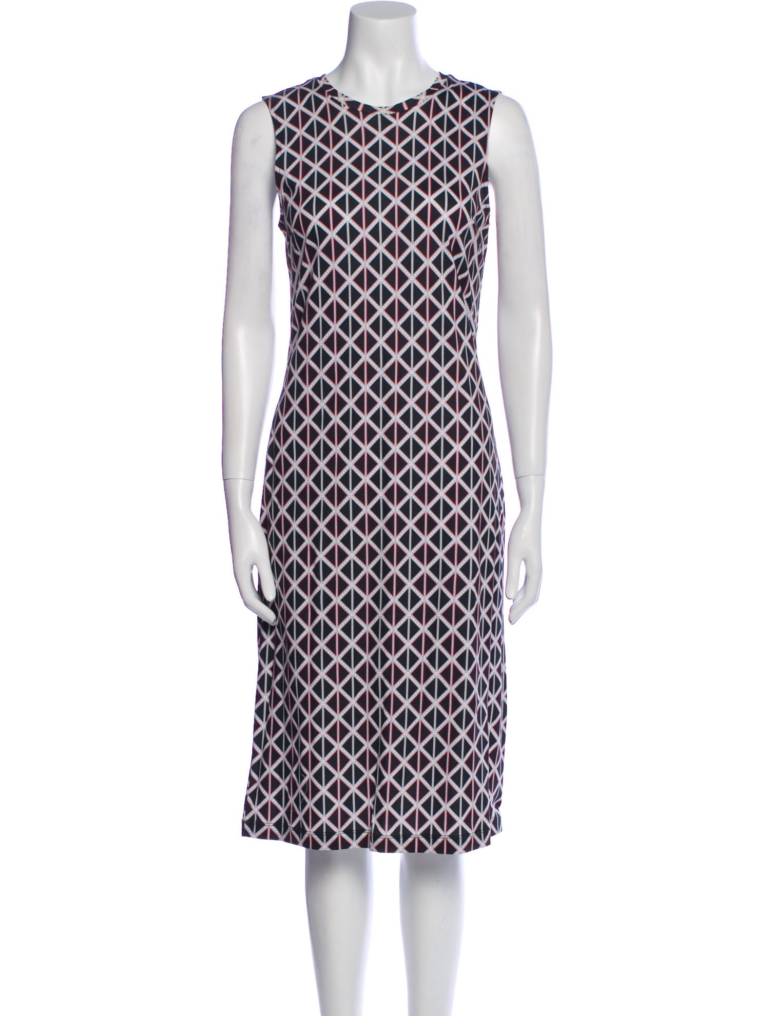 Suno Printed Midi Length Dress