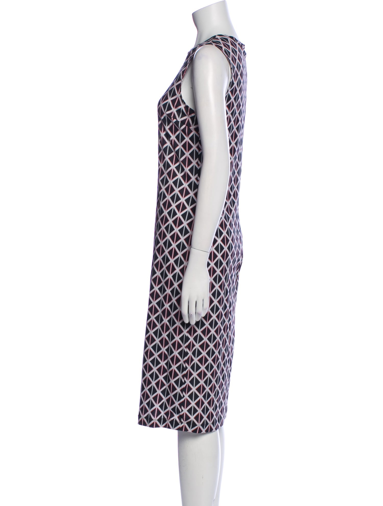 Suno Printed Midi Length Dress