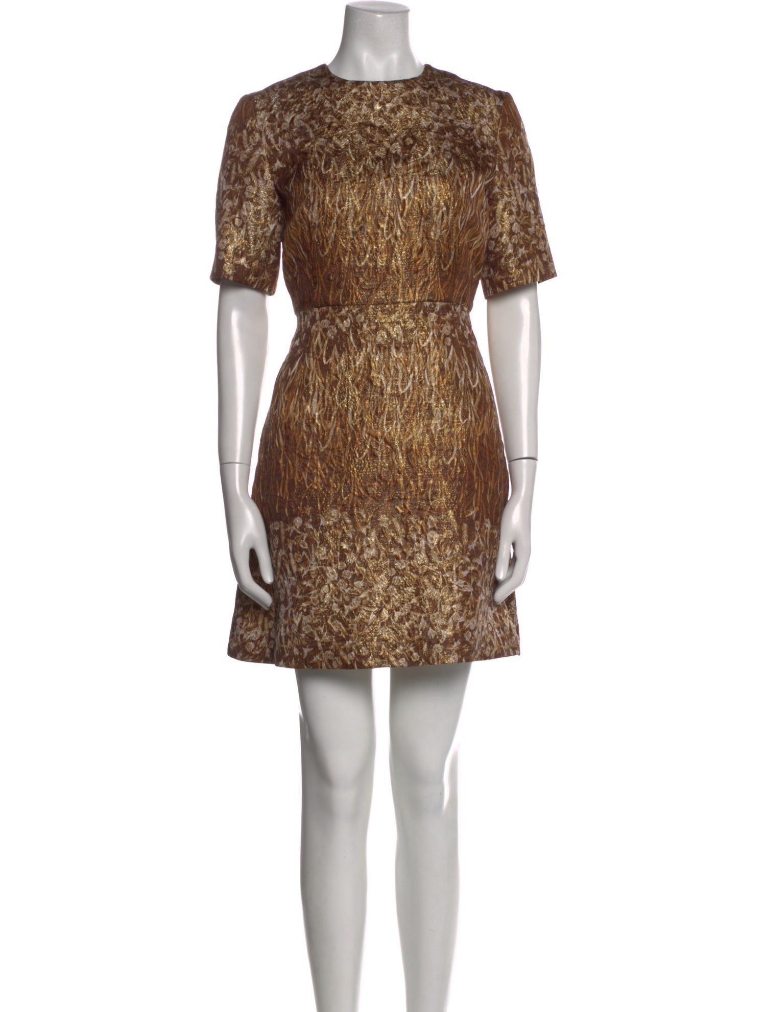 Suno Animal Print Mini Dress