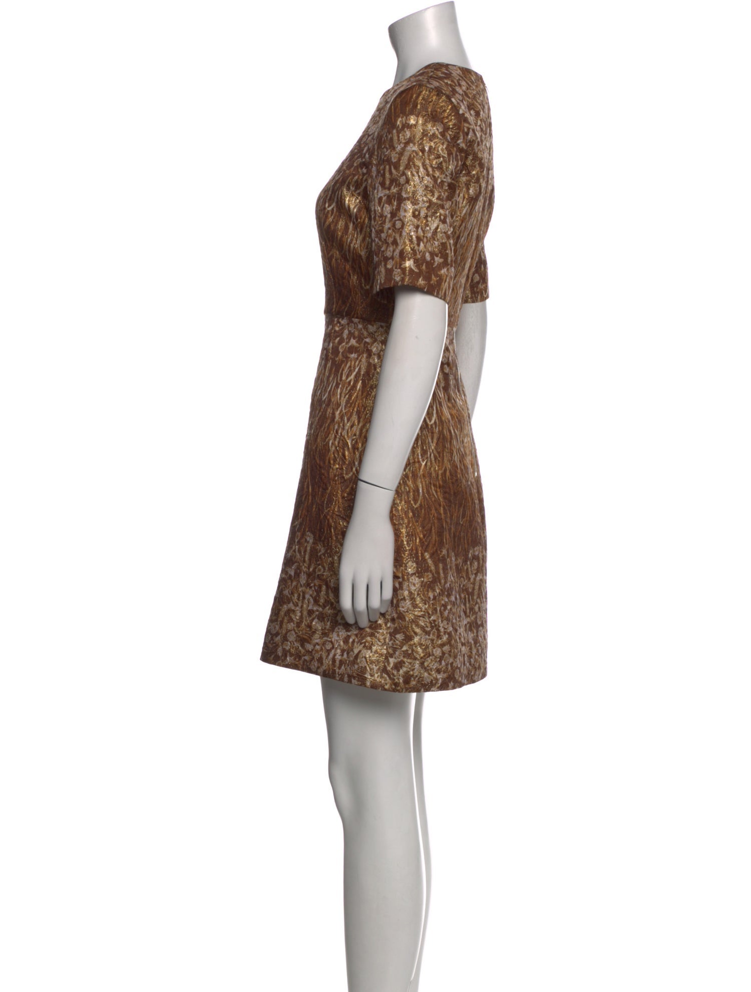 Suno Animal Print Mini Dress