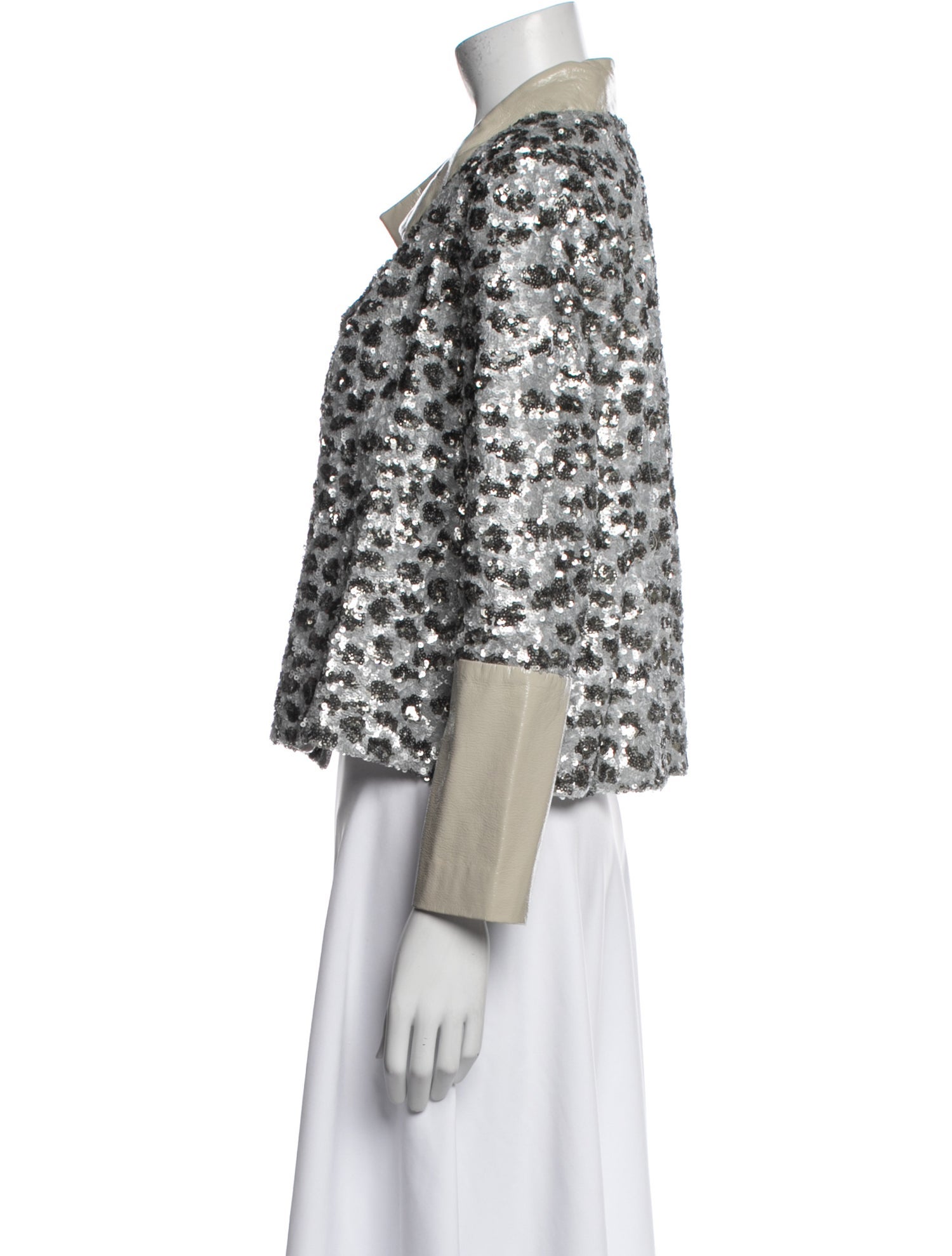 Suno Tweed Pattern Evening Jacket