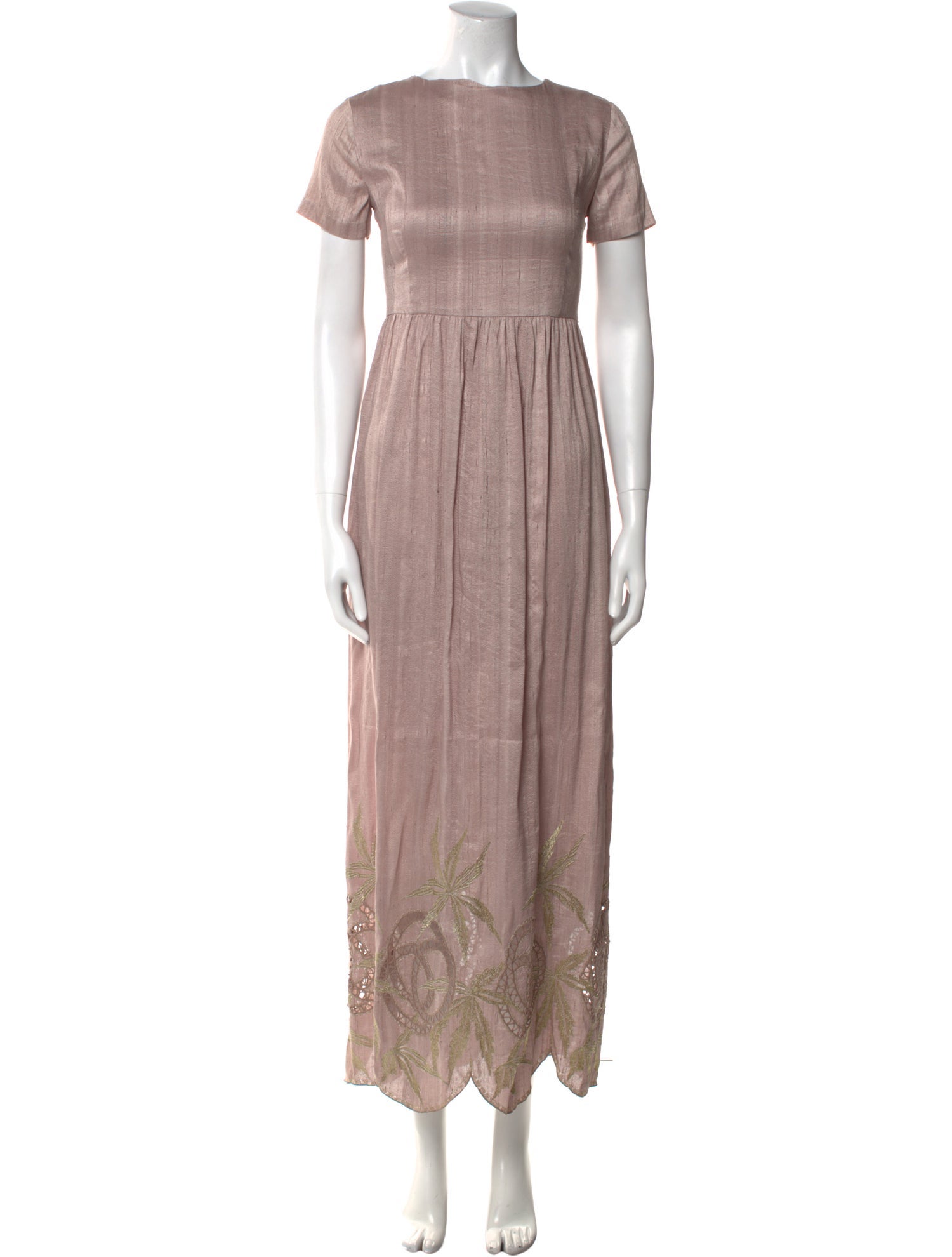 Suno Crew Neck Long Dress