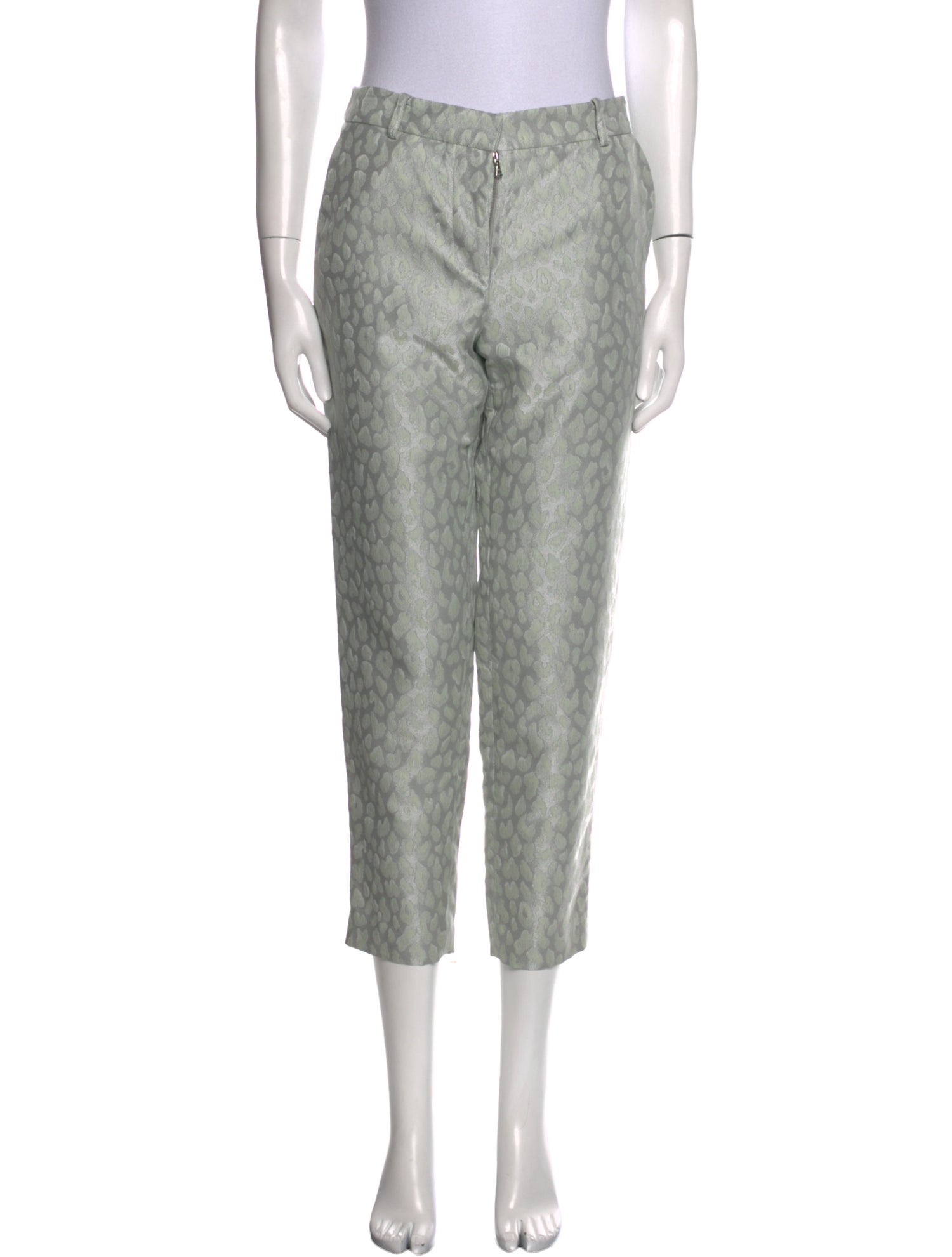 Suno Animal Print Straight Leg Pants