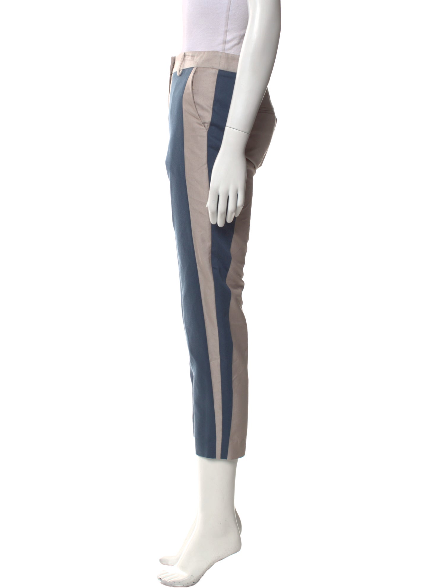 Suno Striped Straight Leg Pants