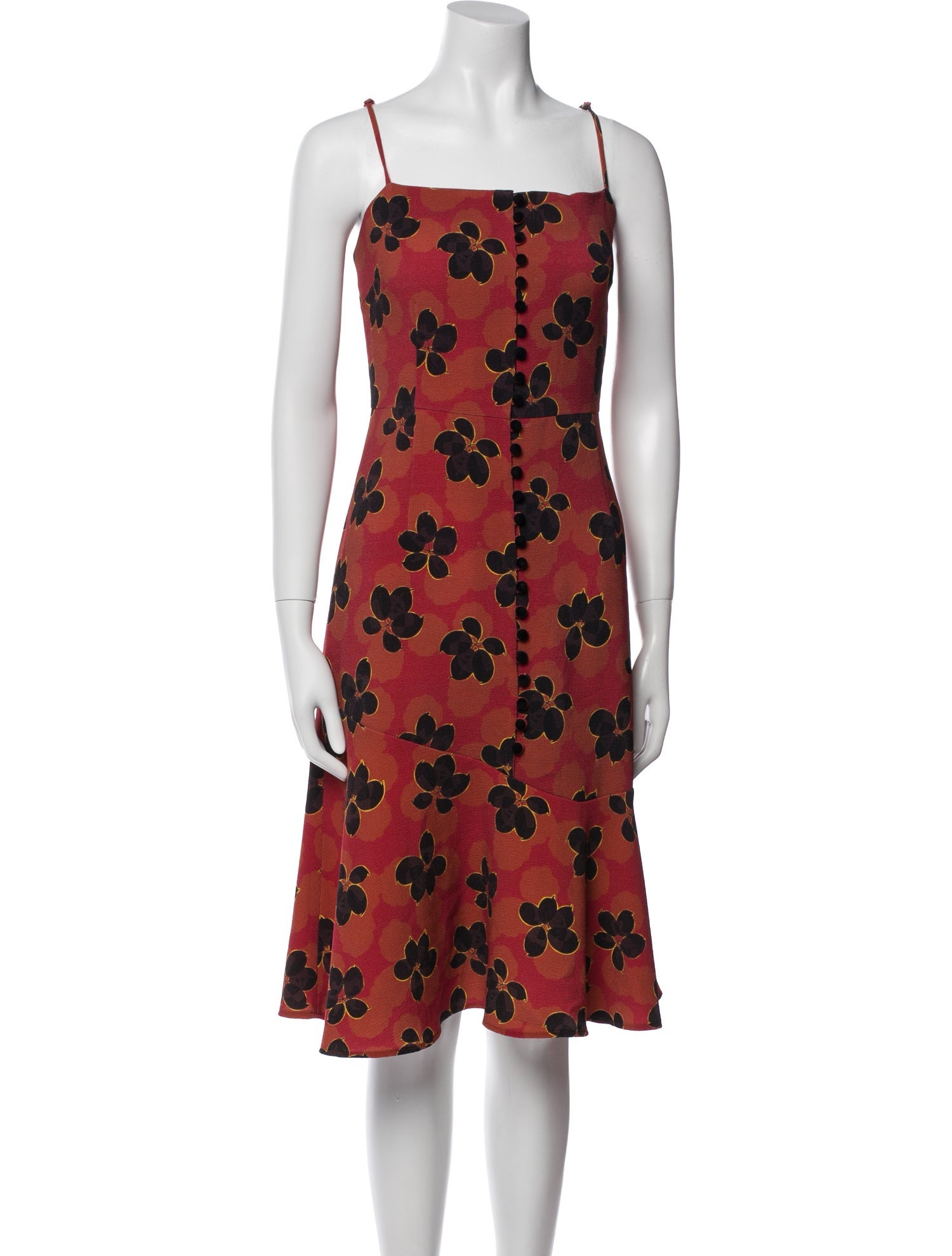 Suno Silk Knee-Length Dress