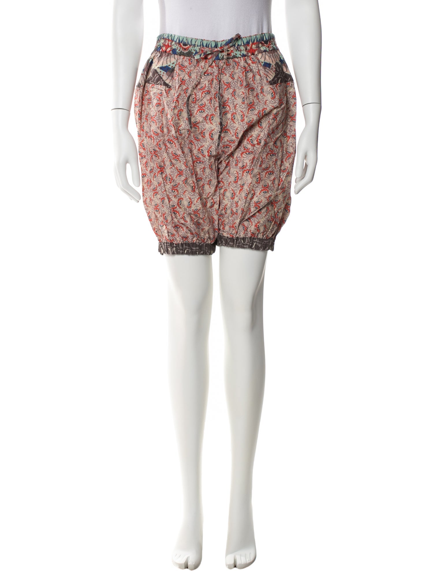 Suno Printed Knee-Length Shorts