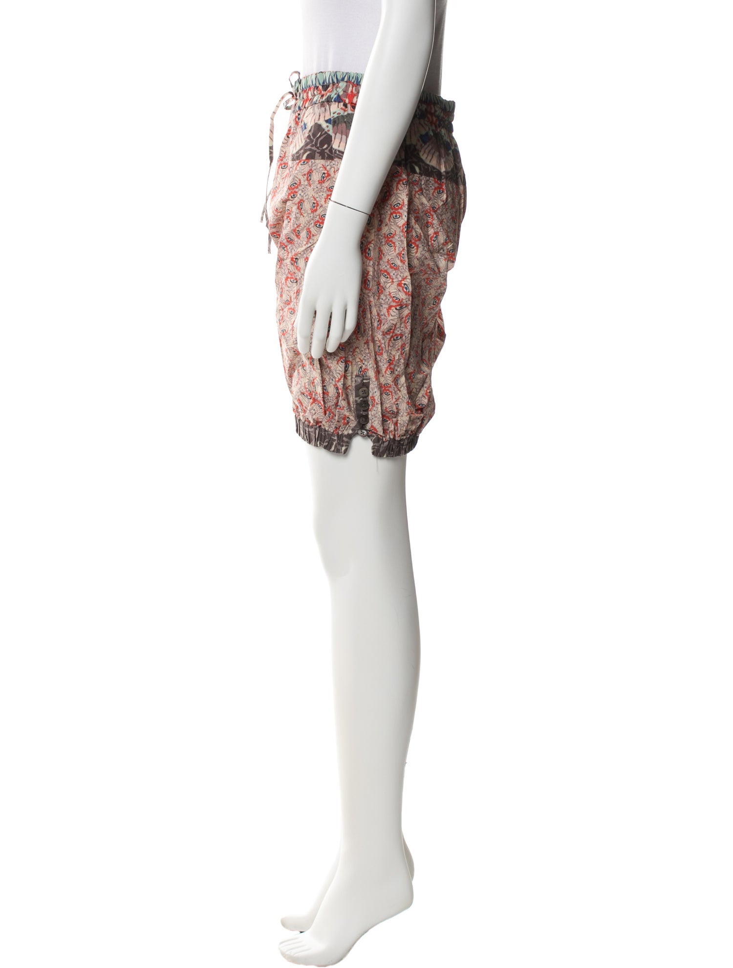 Suno Printed Knee-Length Shorts