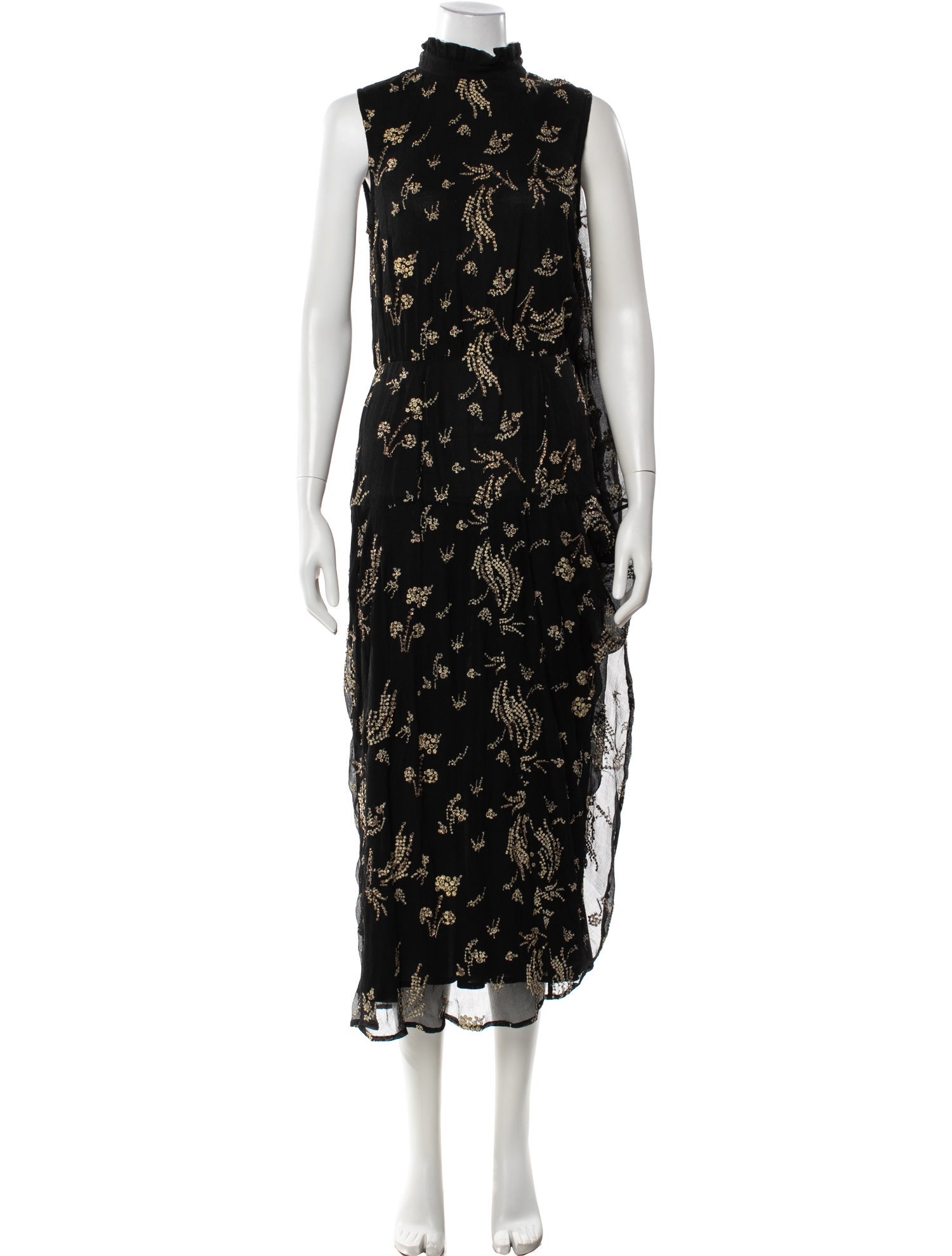 Suno Silk Long Dress