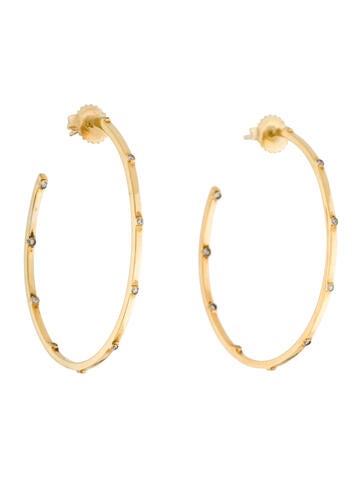 Suneera Hoop Diamond Inside-Out Earrings