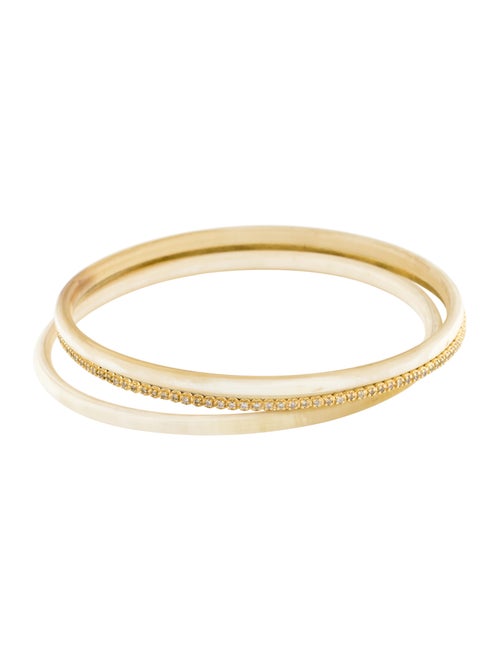 Suneera Horn & Diamond 3 Bangle Set