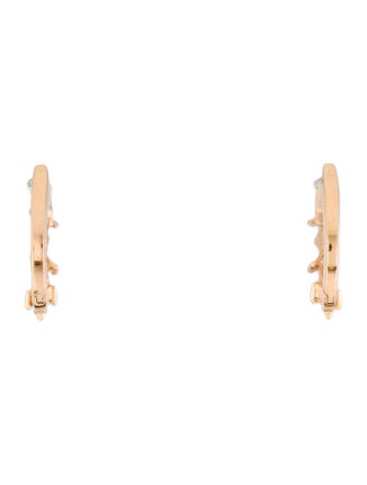 Suneera 18K Diamond Huggie Earrings