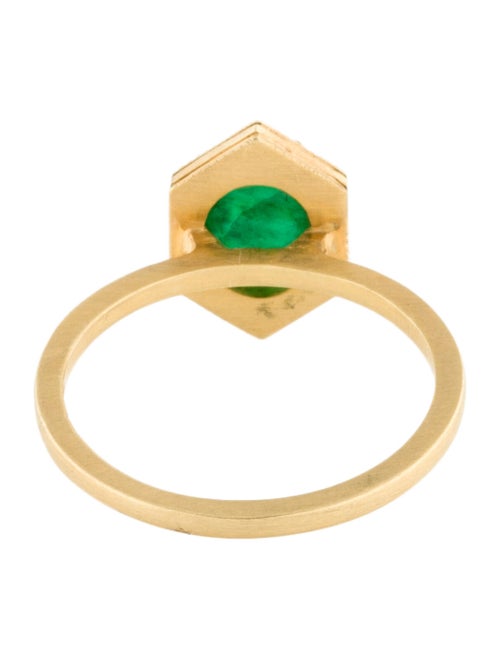 Suneera 14K 1.24ctw Emerald & Diamond Engagement Ring