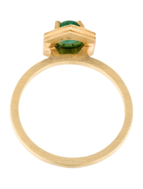 Suneera 14K 1.24ctw Emerald & Diamond Engagement Ring