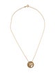 Suneera Champagne Diamond Virgo Pendant Necklace