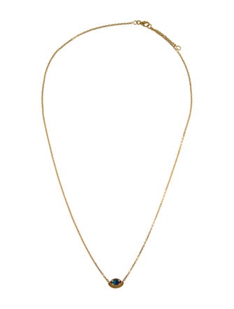 Suneera 14K Opal & Stone Doublet Pendant Necklace