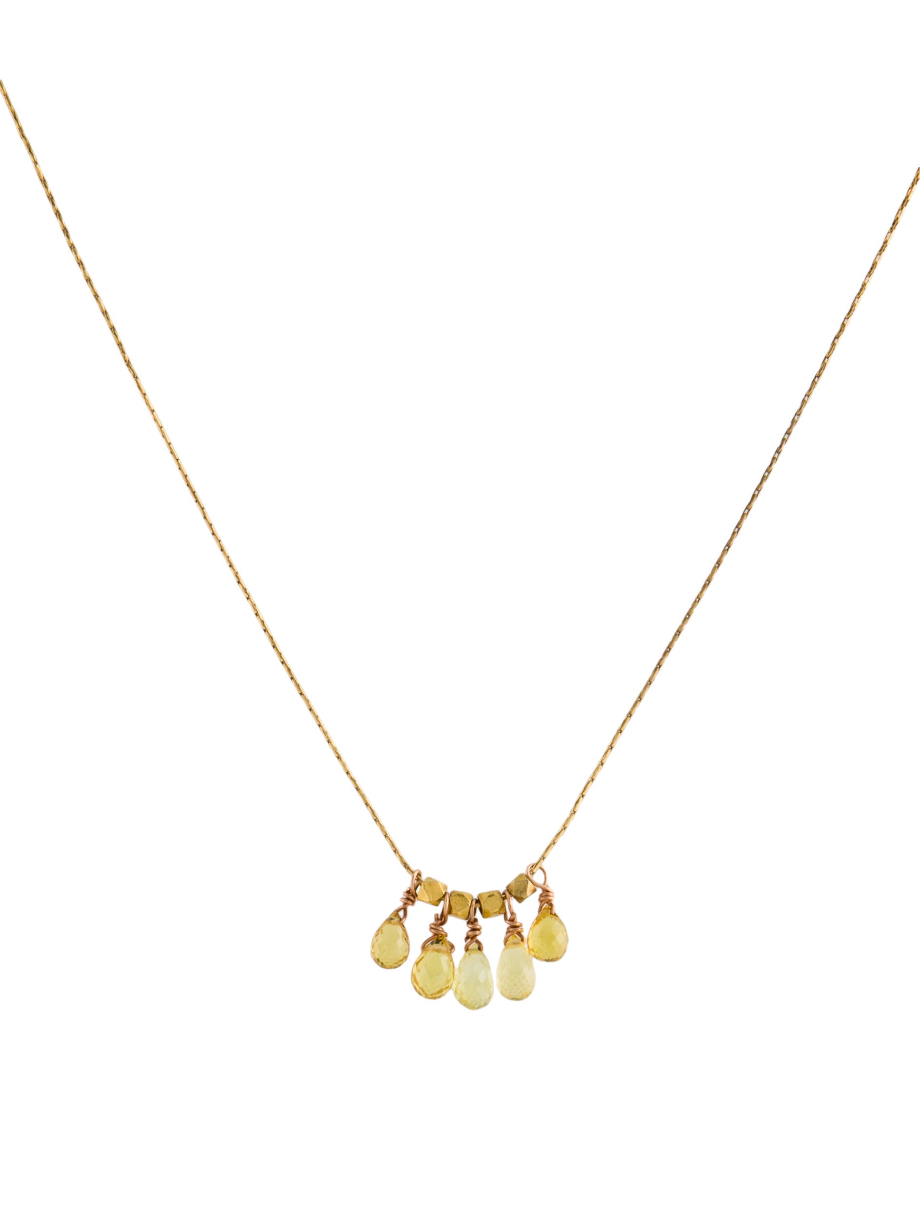 Suneera 14K Sapphire Briolette Necklace