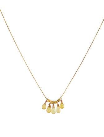 Suneera 14K Sapphire Briolette Necklace