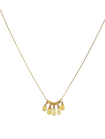 Suneera Pendant Necklace 14K Sapphire Briolette