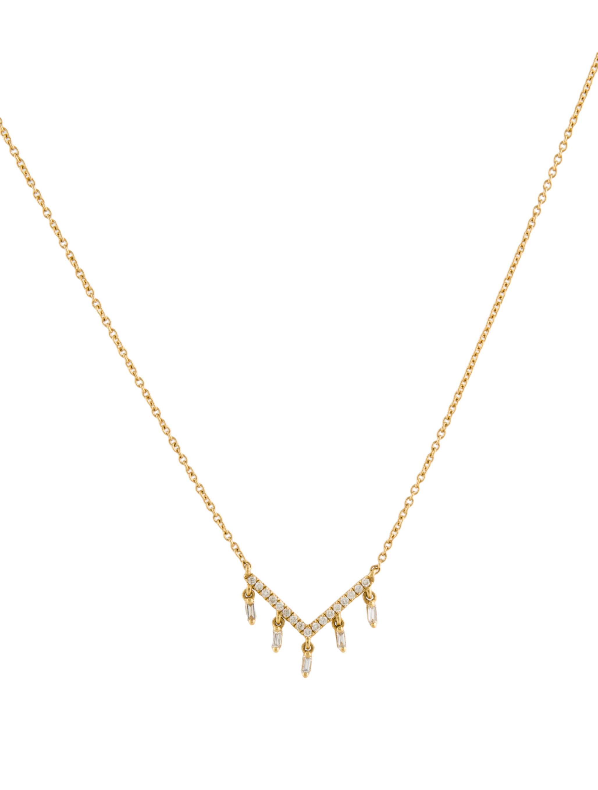 Suneera 18K Diamond Pendant Necklace