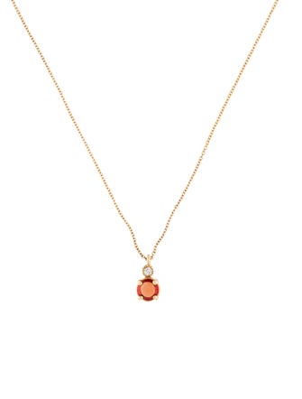 Suneera 14K Sapphire & Diamond Pendant Necklace