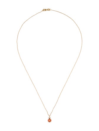 Suneera 14K Sapphire & Diamond Pendant Necklace