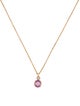 Suneera 14K Sapphire & Diamond Pendant Necklace