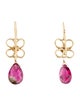 Suneera 18K Tourmaline & Diamond Drop Earrings