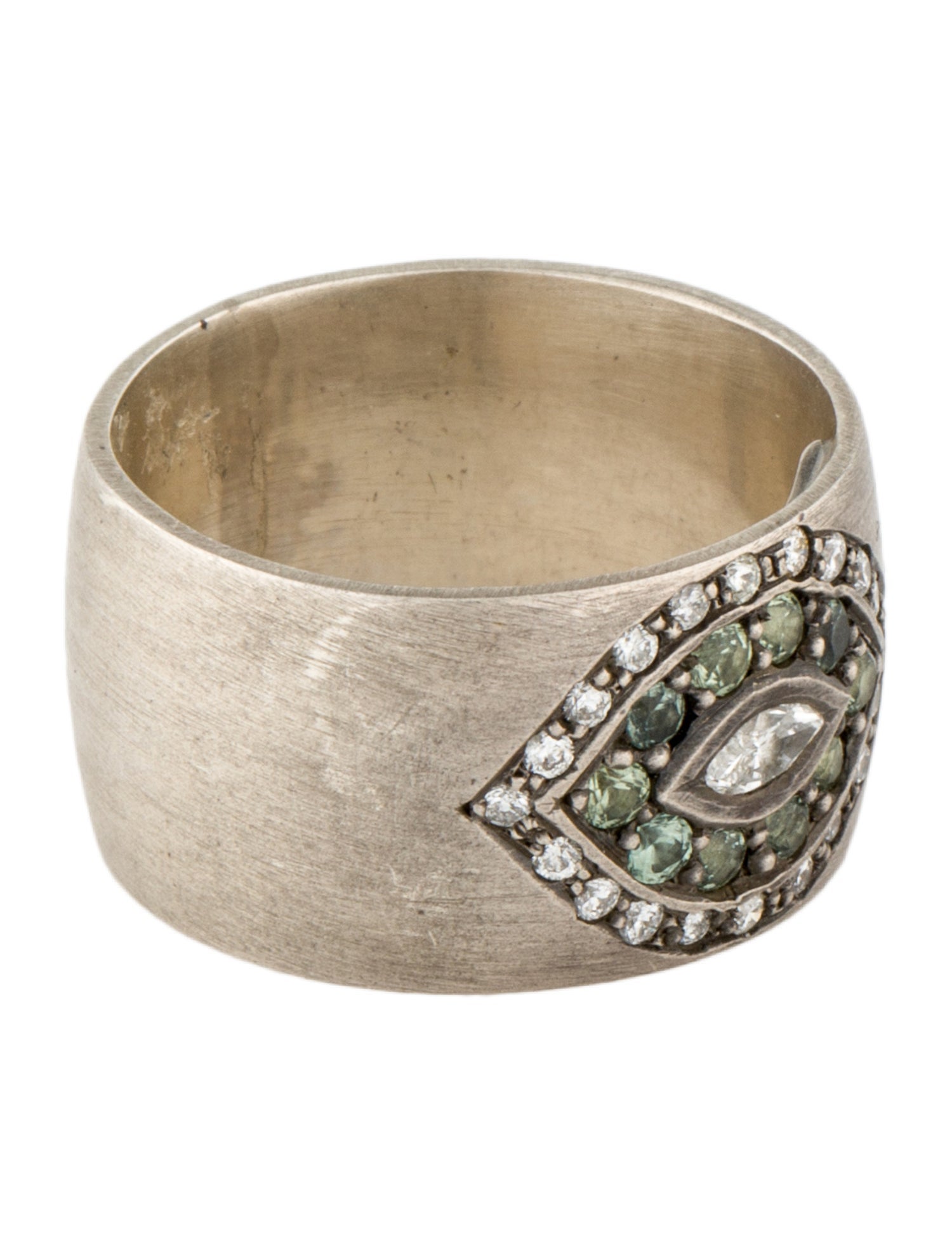 Suneera Sapphire & Diamond Evil Eye Band