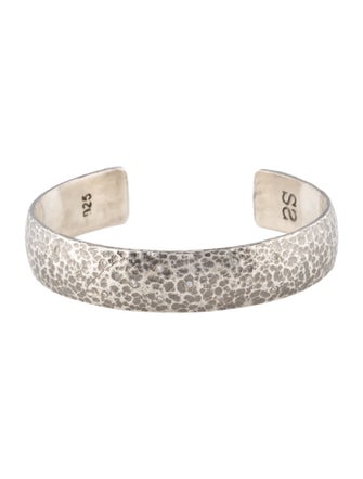 Suneera Diamond Hammered Cuff Bracelet